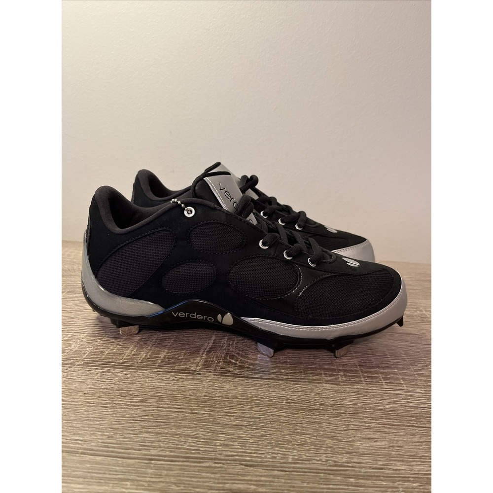 Verdero‎ Metal Sports Black Cleats Men Boys Size 7.5 New No Box! Baseball - Picture 2 of 10